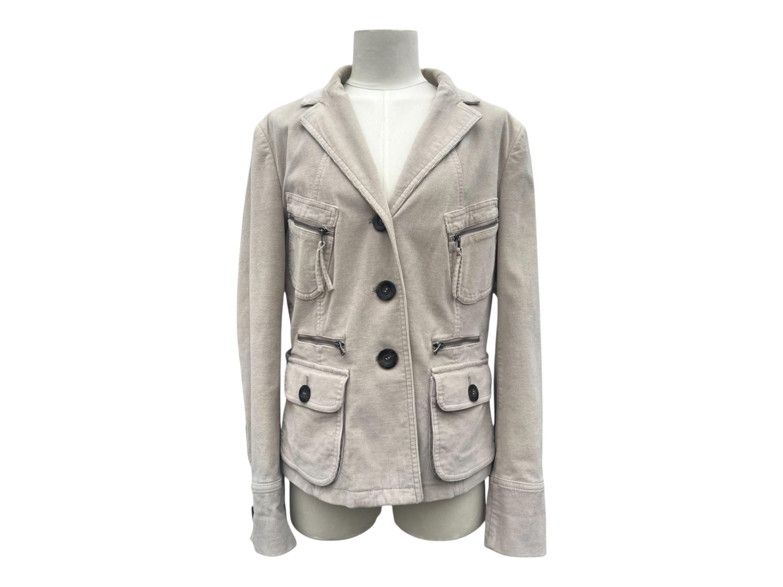 Giacca in velluto vintage con tasche