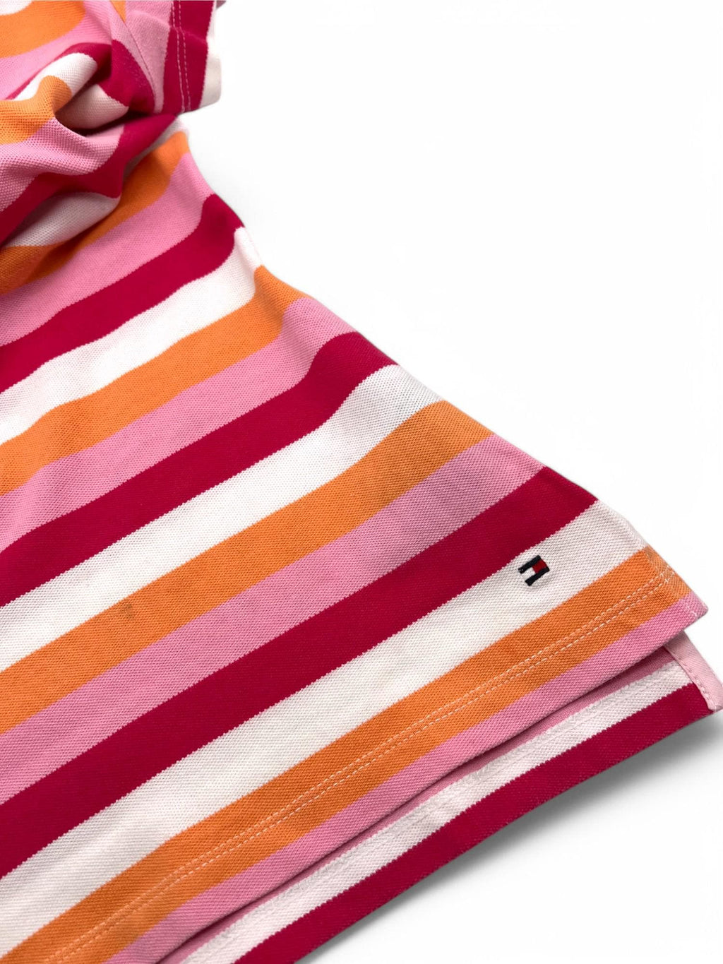 Polo rosa Tommy Hilfiger a righe