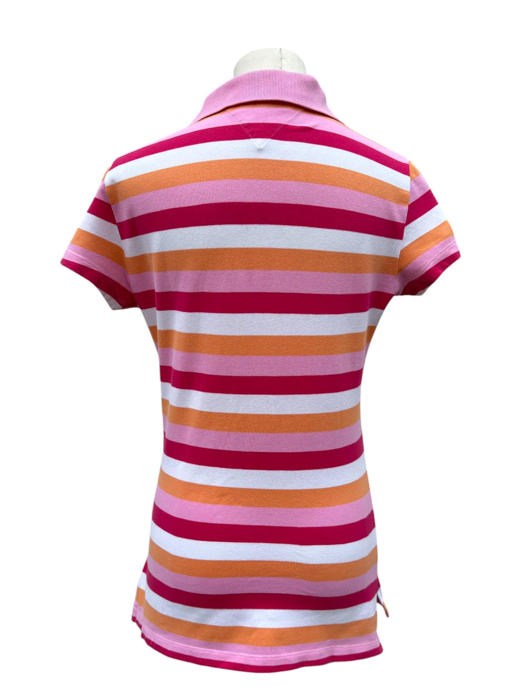 Polo rosa Tommy Hilfiger a righe
