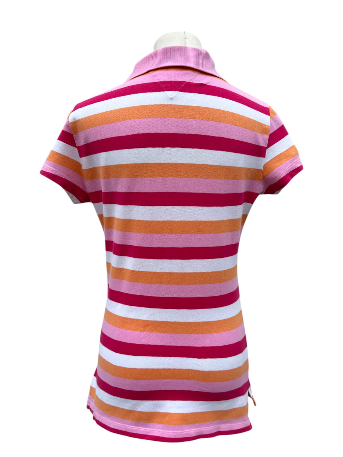 Polo rosa Tommy Hilfiger a righe