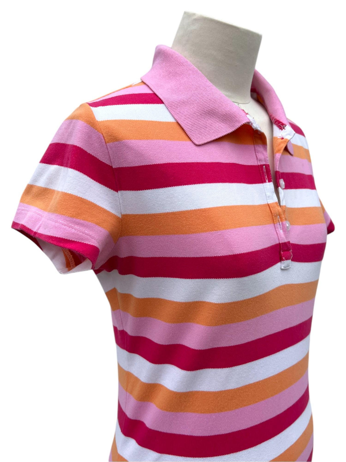 Polo rosa Tommy Hilfiger a righe
