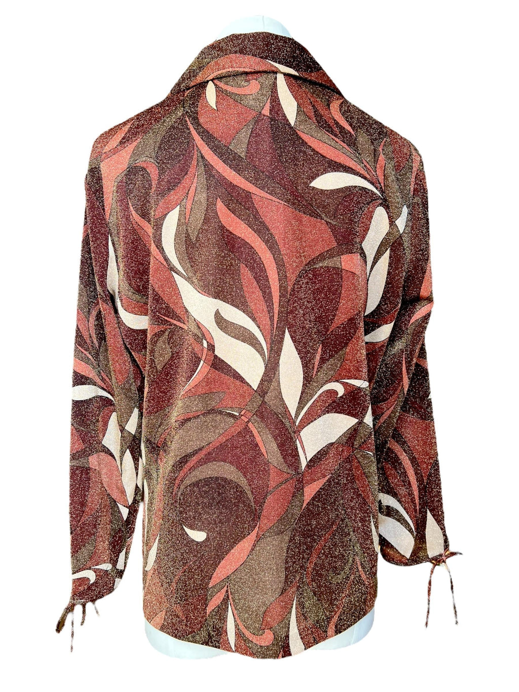 Maglia maniche lunghe con fantasia organica