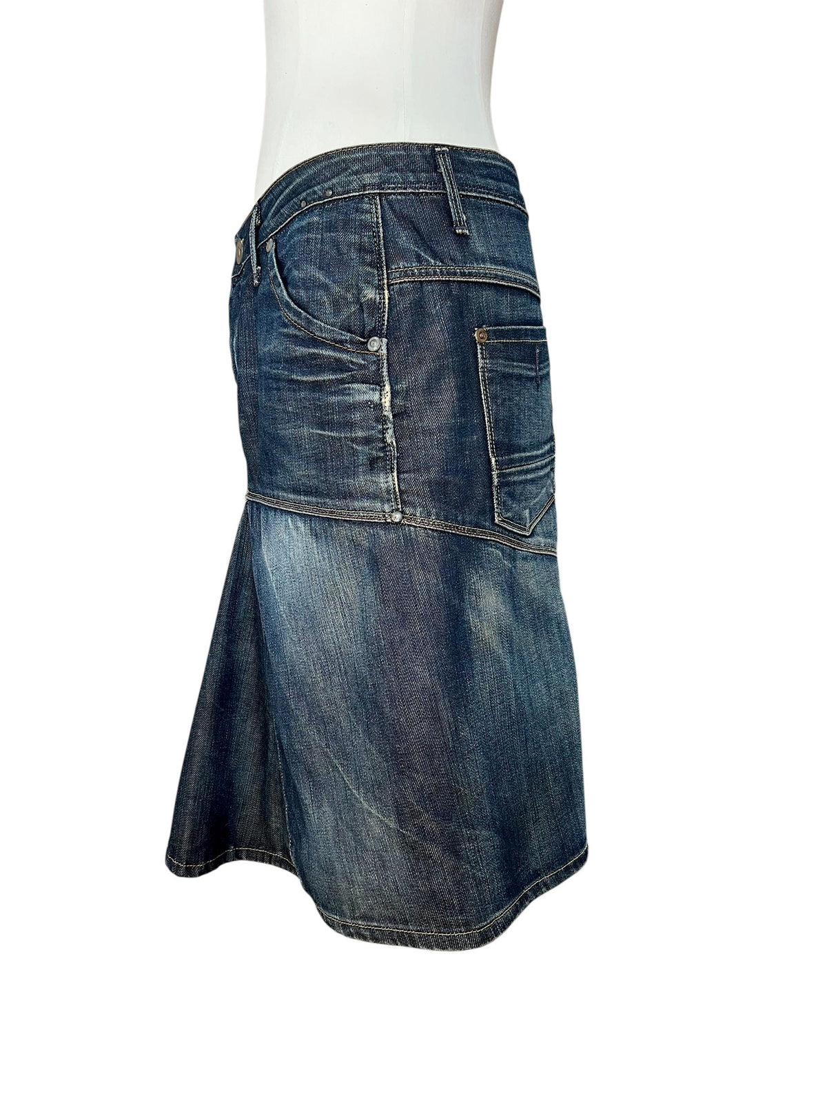 Gonna G-Star Vintage in Denim Blu