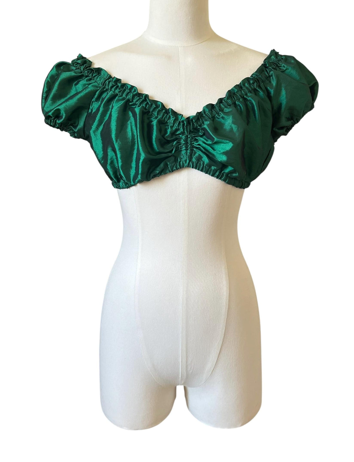 Top bolero vintage arricciato