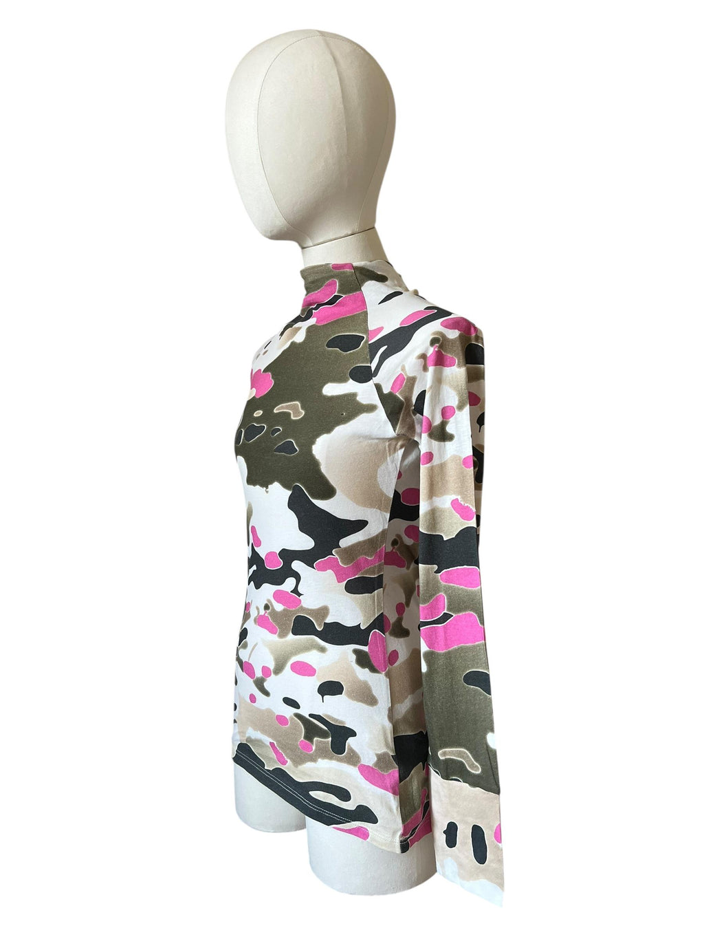 Top vintage mimetico con accenti rosa di G-star