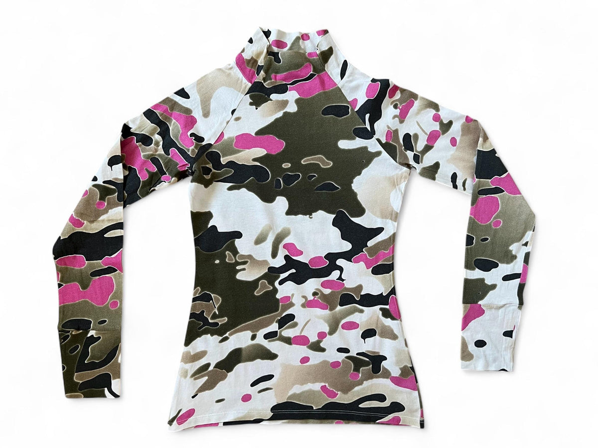 Top vintage mimetico con accenti rosa di G-star