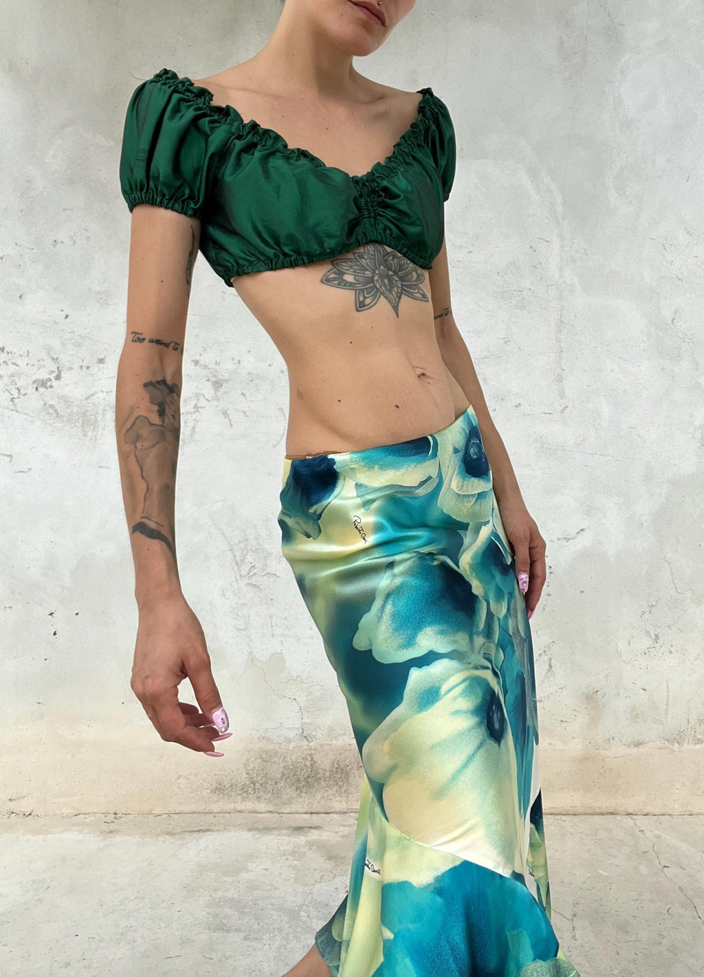 Top bolero vintage arricciato