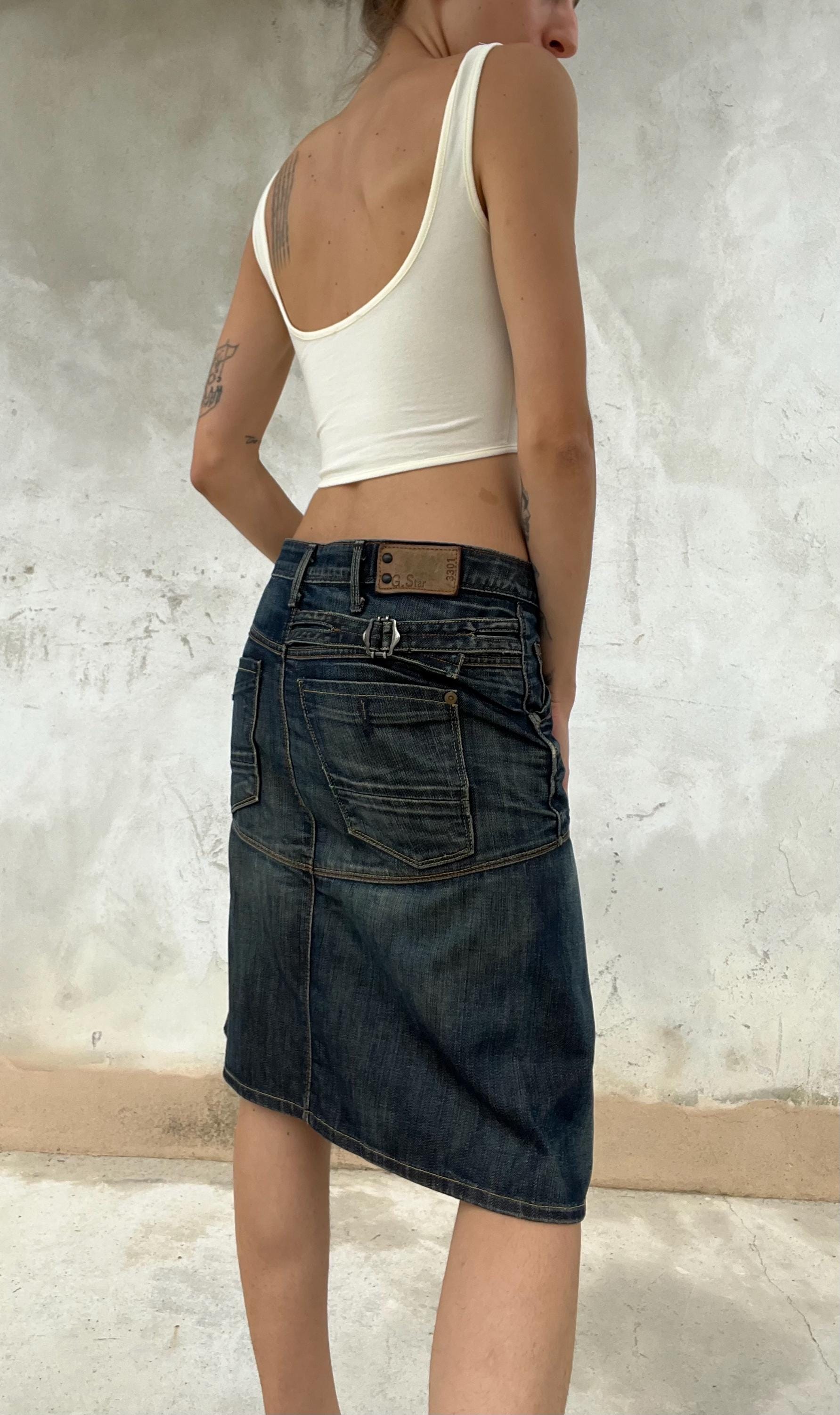 Gonna G-Star Vintage in Denim Blu