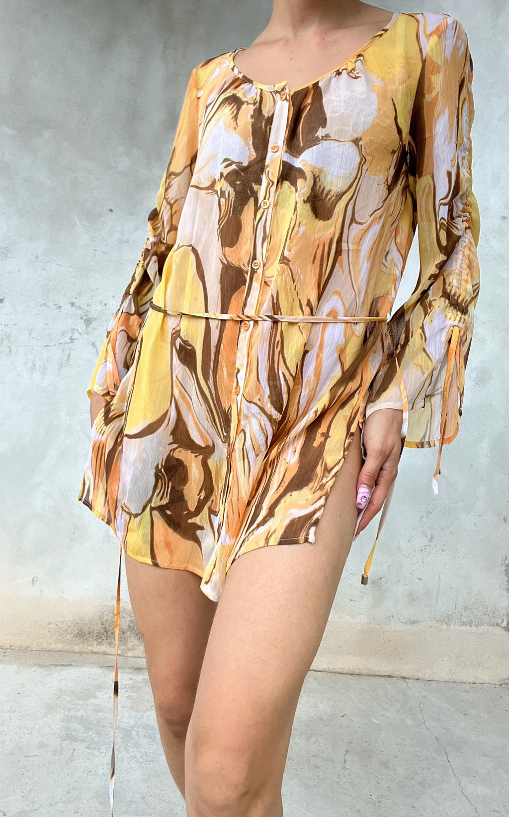 Camicia vintage estiva fantasia