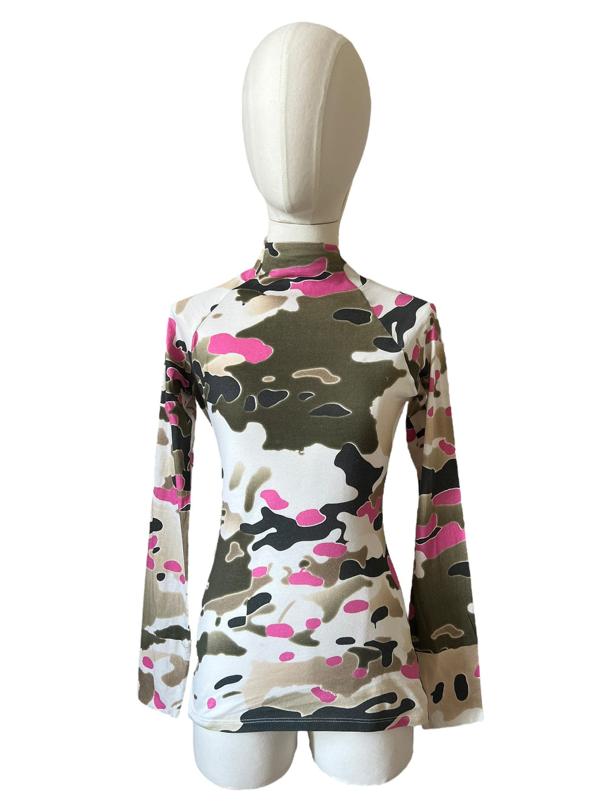 Top vintage mimetico con accenti rosa di G-star