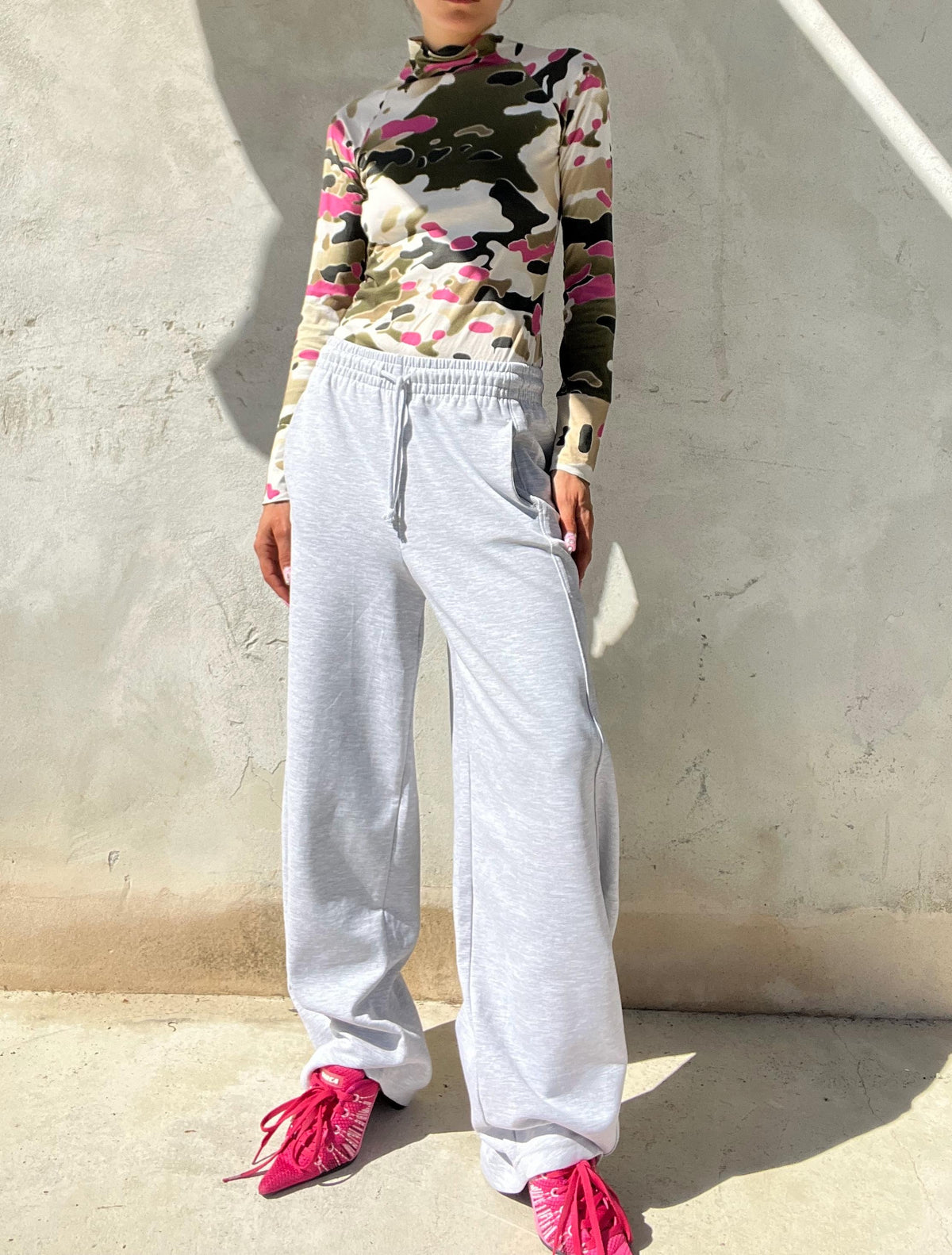 Top vintage mimetico con accenti rosa di G-star