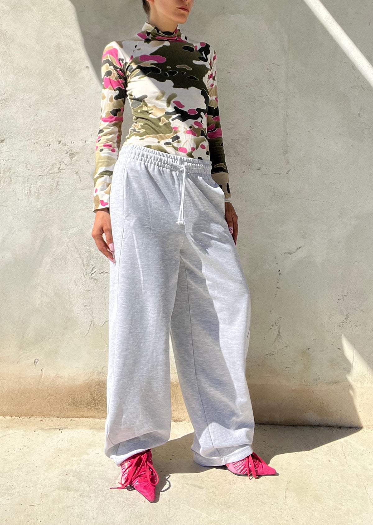 Top vintage mimetico con accenti rosa di G-star