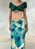 Top bolero vintage arricciato