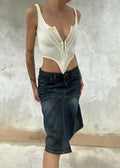 Gonna G-Star Vintage in Denim Blu