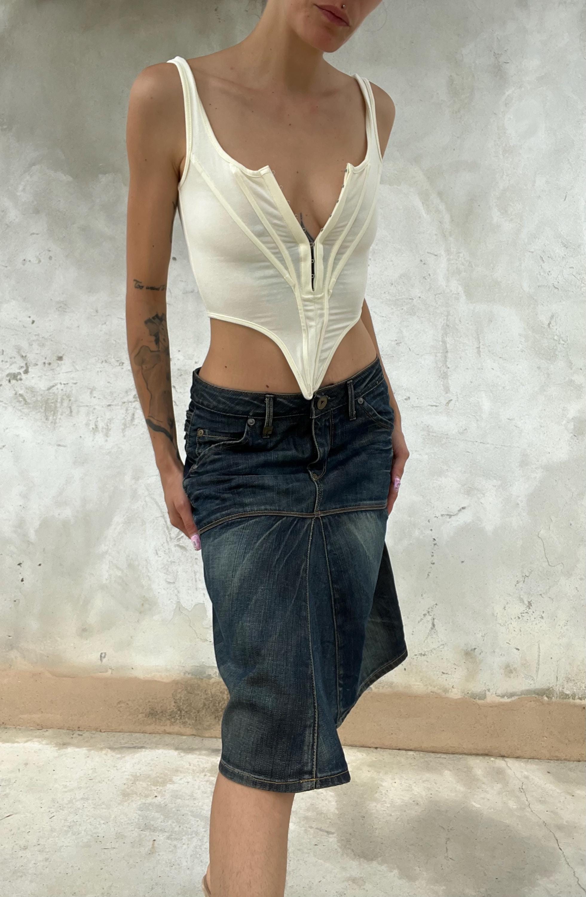 Gonna G-Star Vintage in Denim Blu