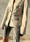 Giacca in velluto vintage con tasche