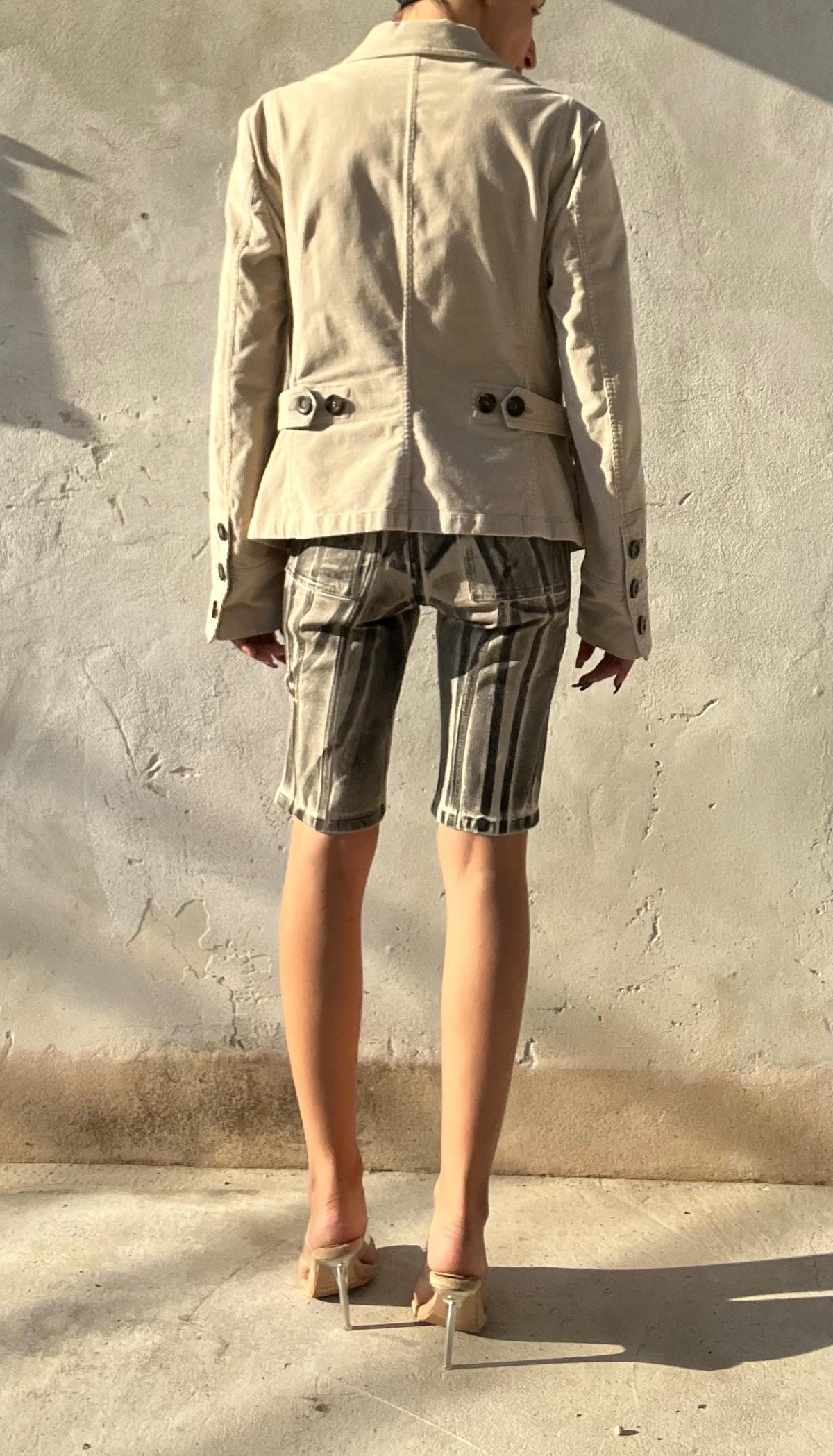 Giacca in velluto vintage con tasche