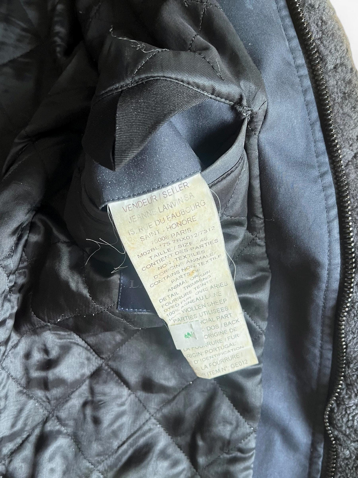 Giacca workwear vintage Lanvin