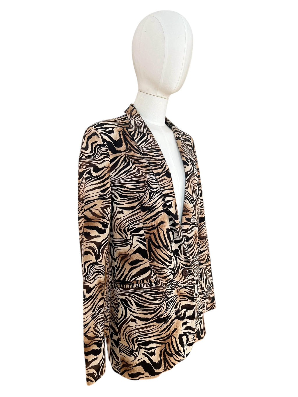 Giacca vintage Made in Italy tigrata