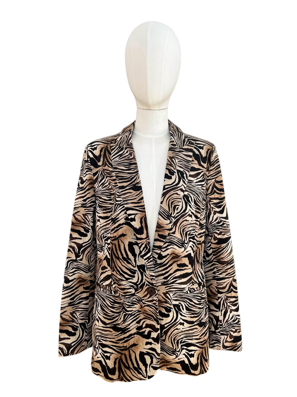 Giacca vintage Made in Italy tigrata