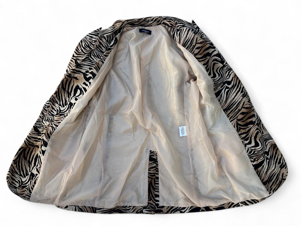 Giacca vintage Made in Italy tigrata