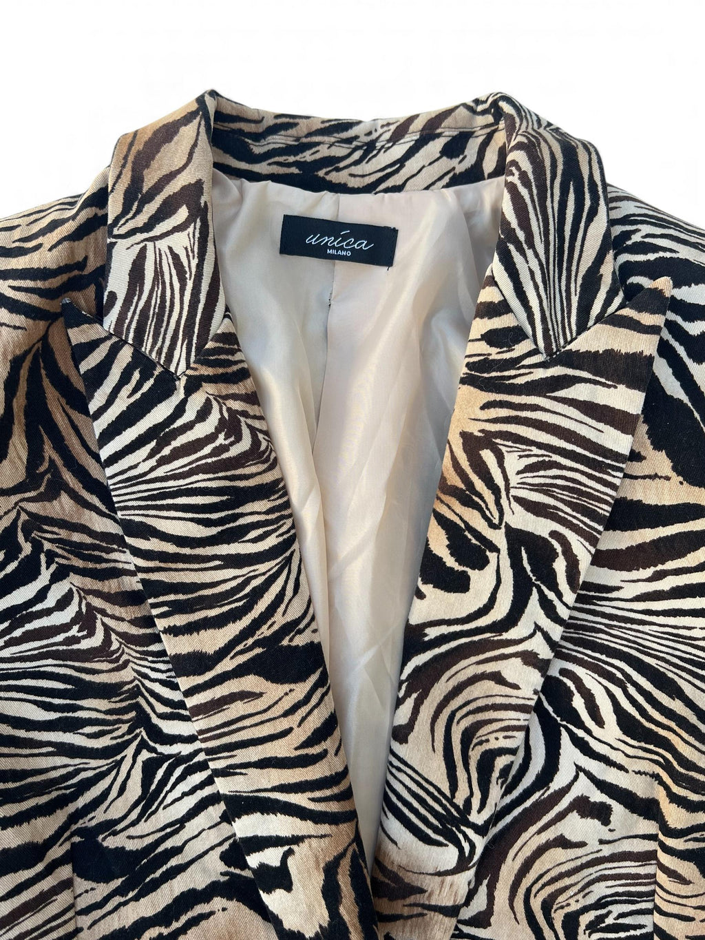 Giacca vintage Made in Italy tigrata