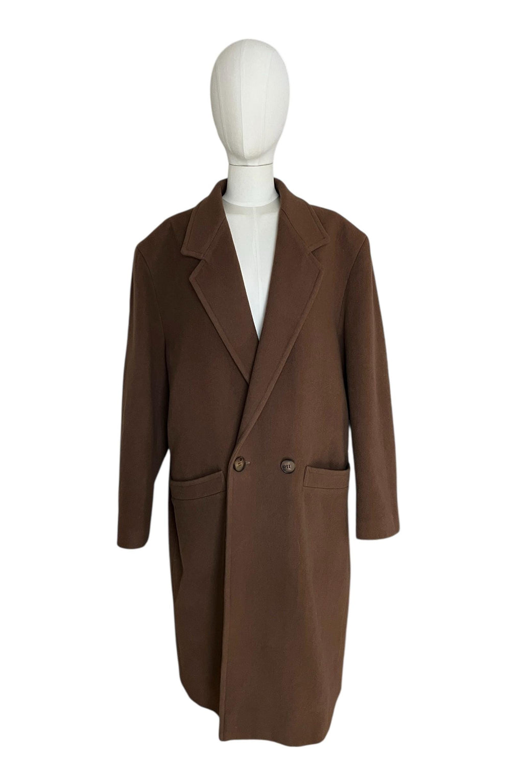 Cappotto uomo di misto lana