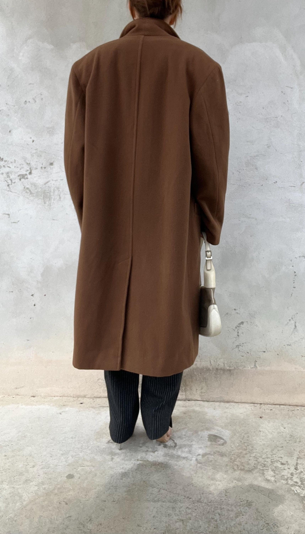 Cappotto uomo di misto lana