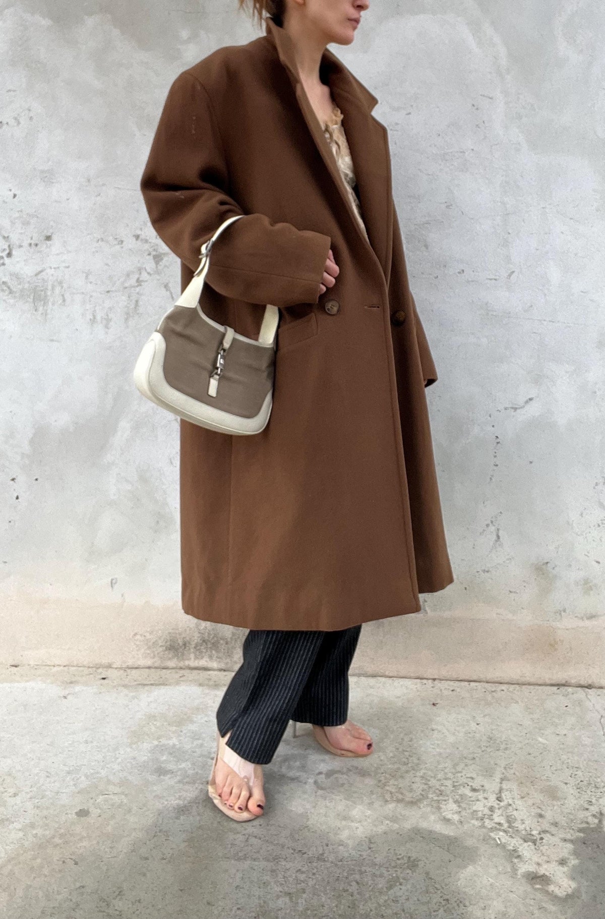 Cappotto uomo di misto lana