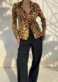 Camicia con stampa leopardata