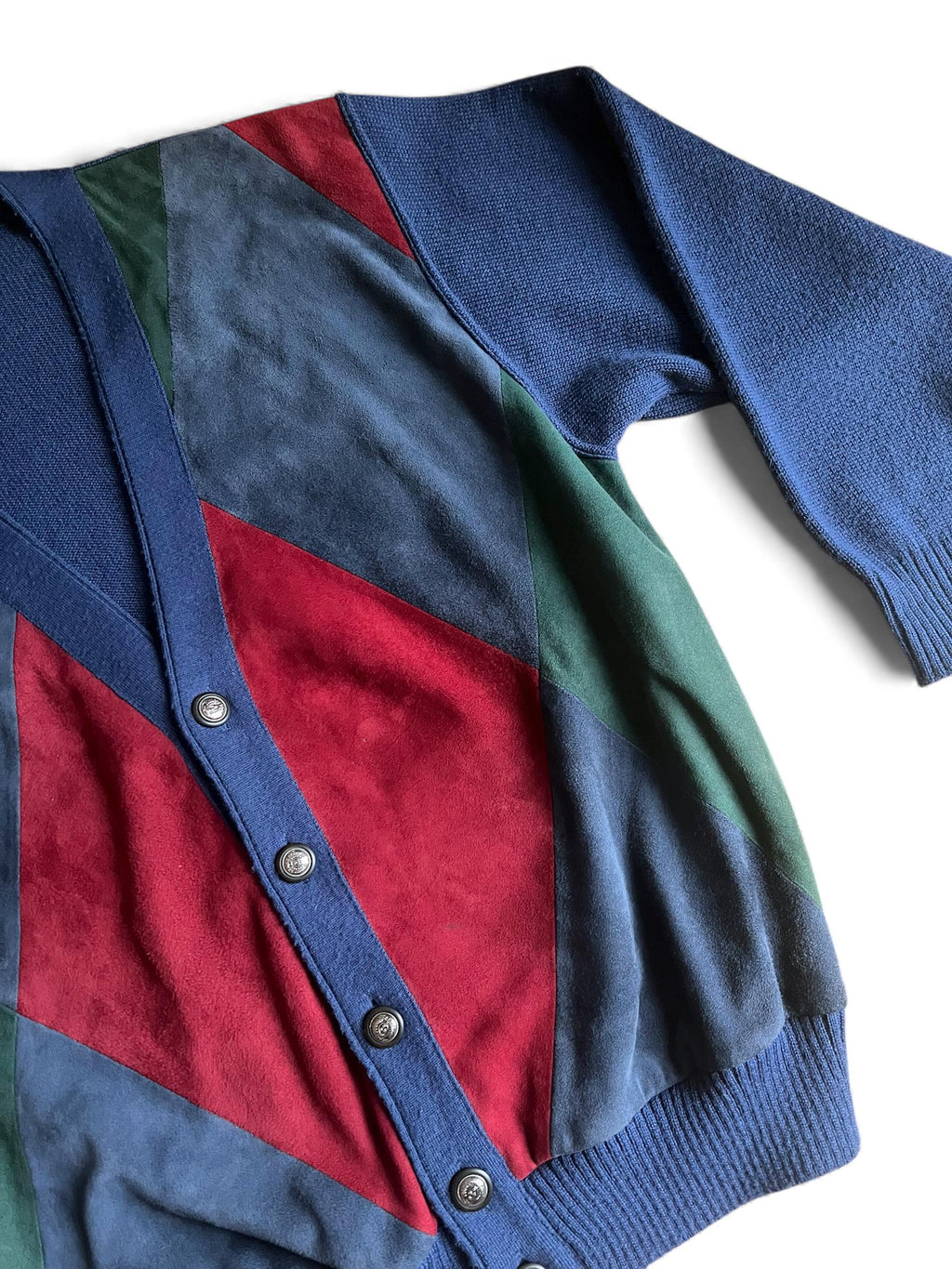 Giacca vintage suede e maglia