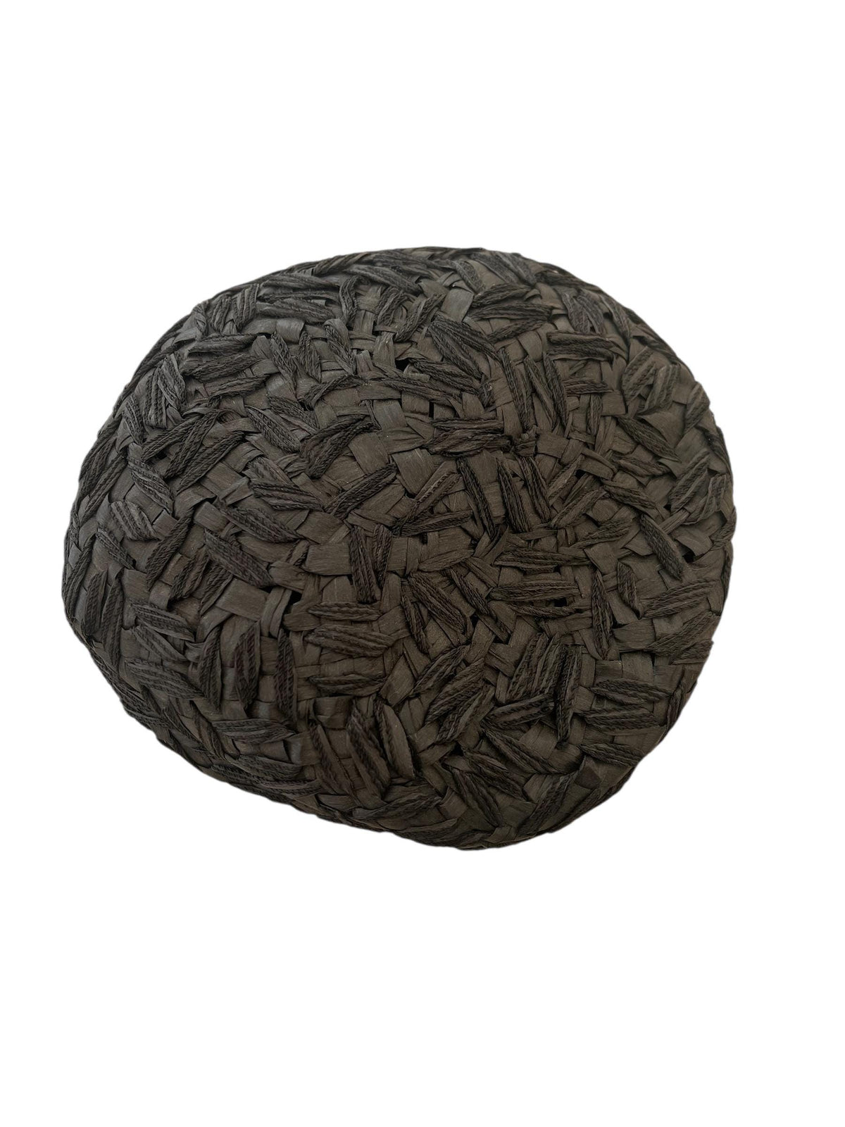 Cappellino vintage rafia pillbox hat