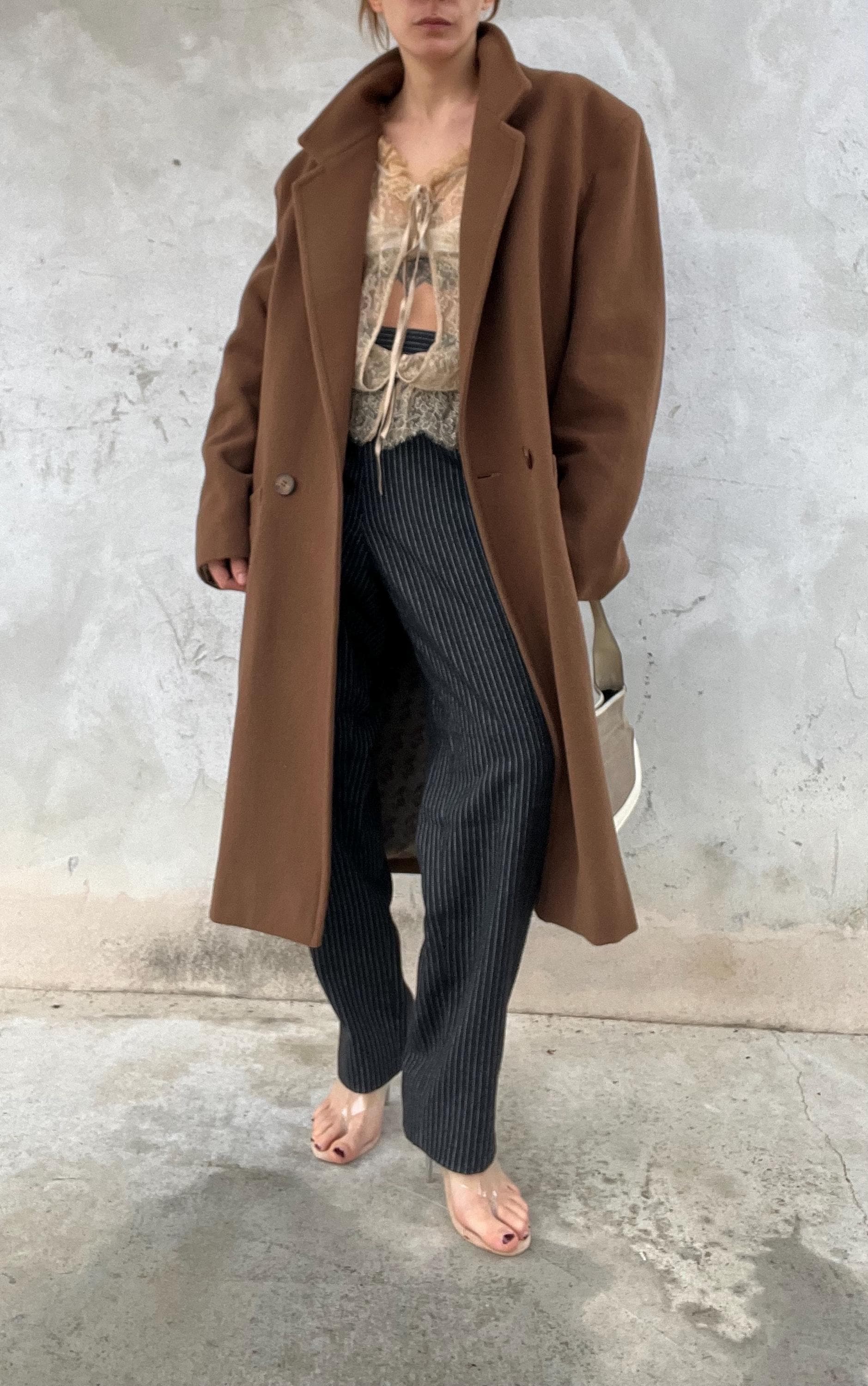 Cappotto uomo di misto lana