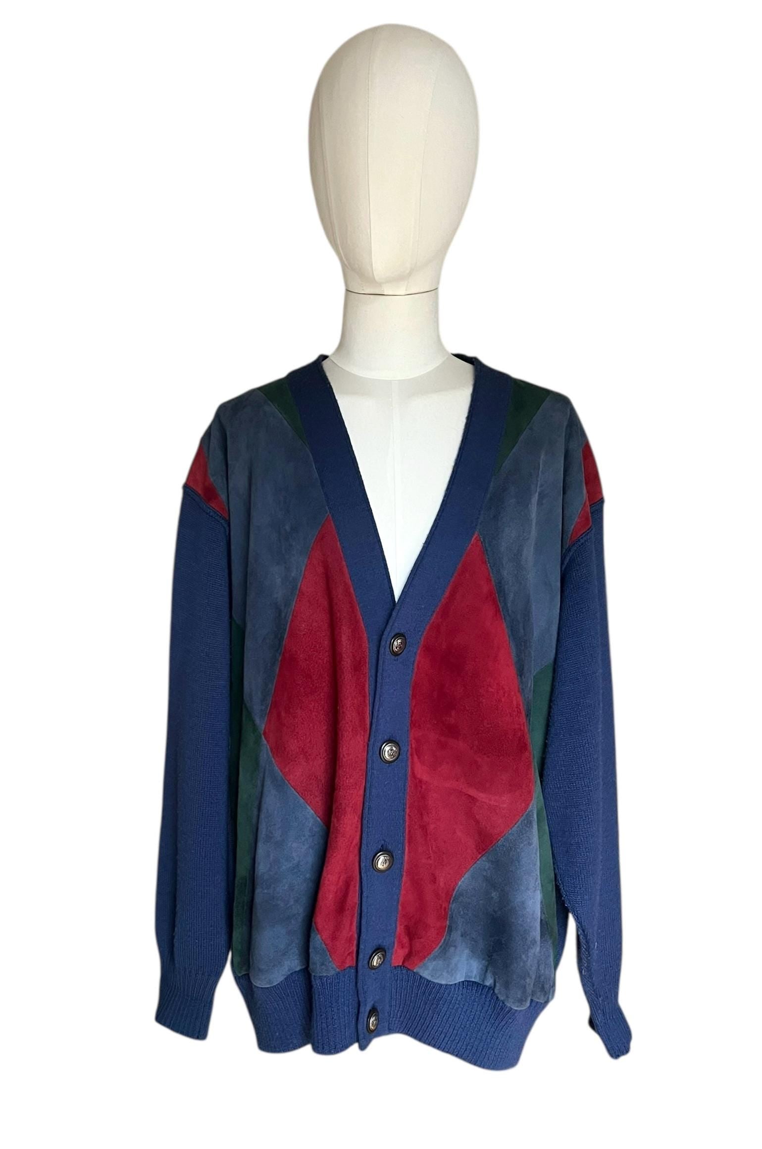 Giacca vintage suede e maglia