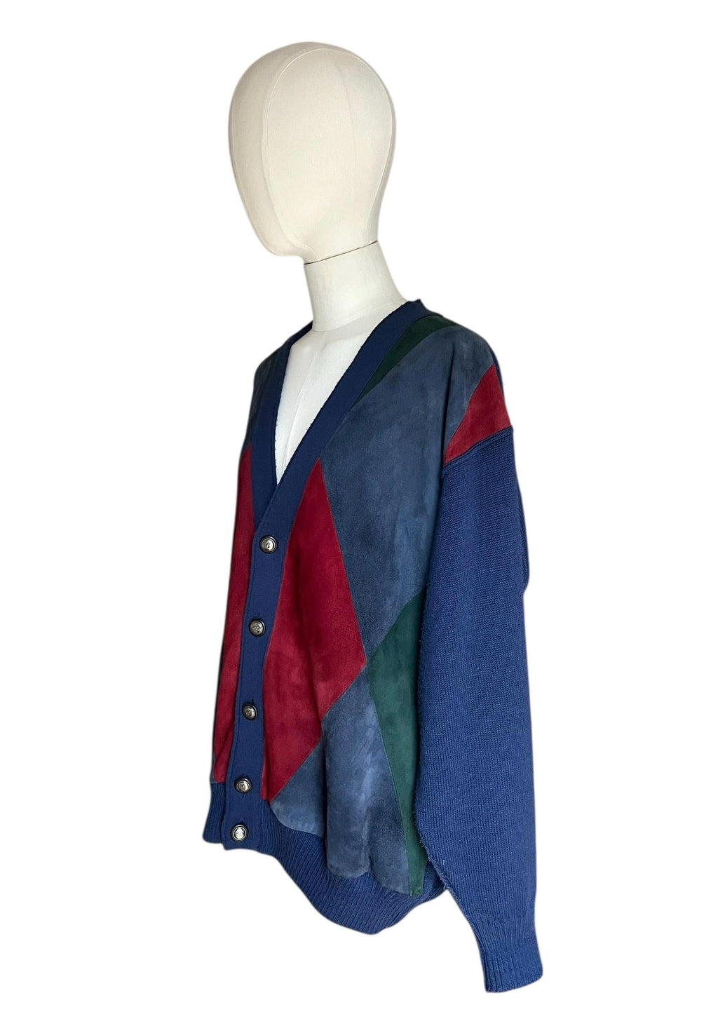 Giacca vintage suede e maglia