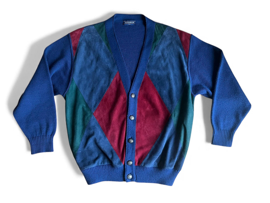 Giacca vintage suede e maglia