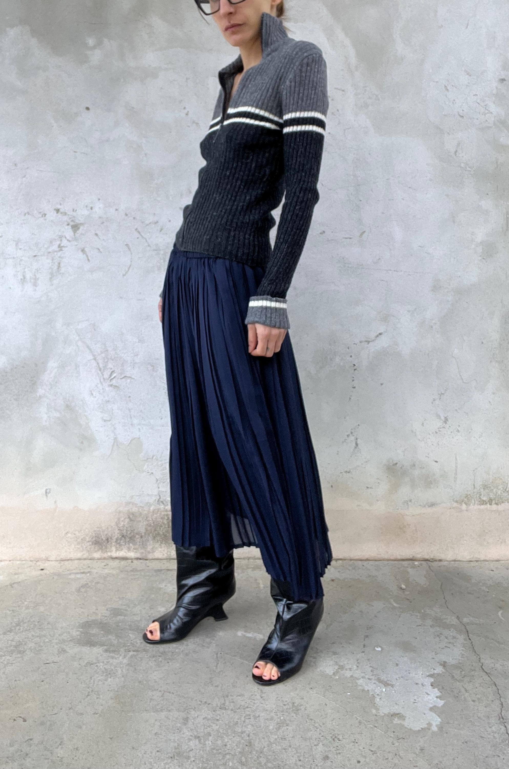 Collage style vintage zip jumper