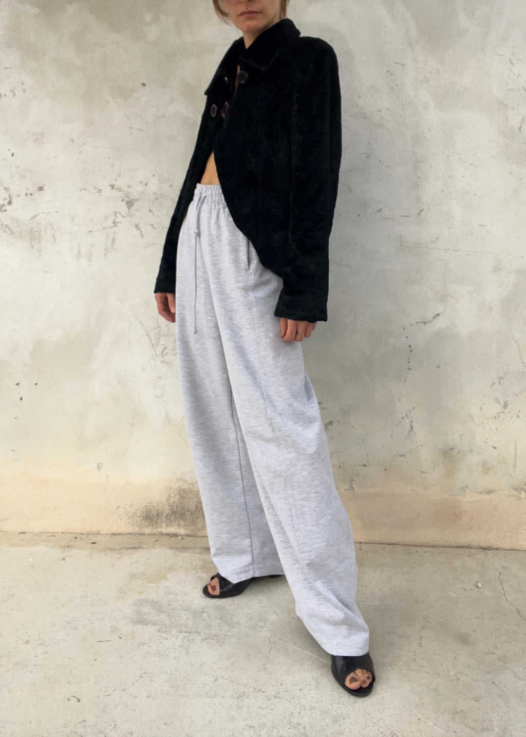 Giacca vintage finta pelliccia
