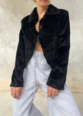 Giacca vintage finta pelliccia