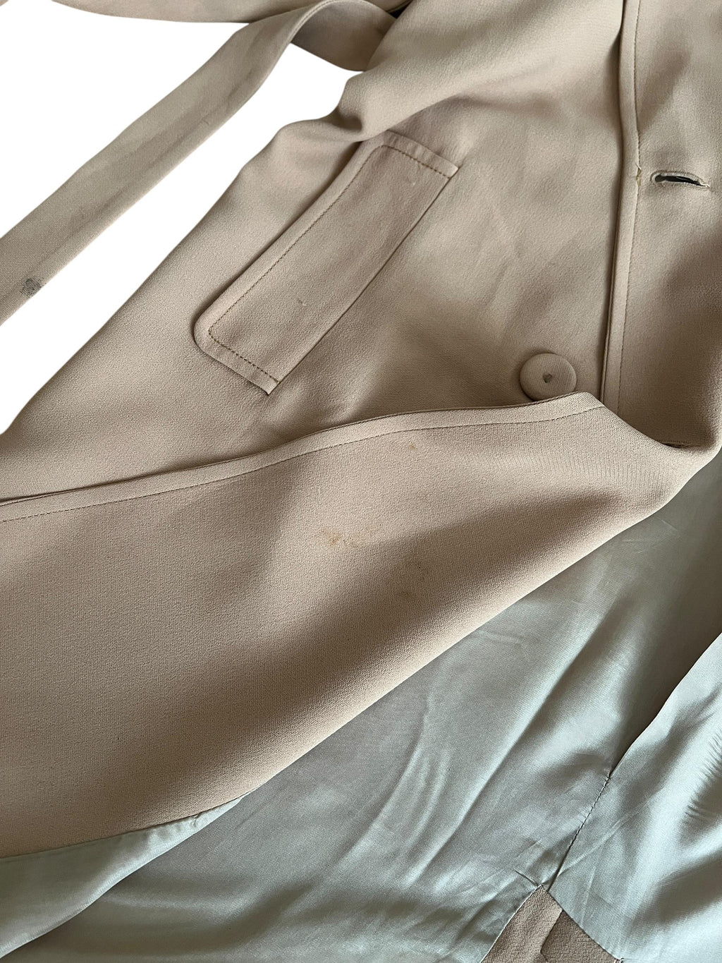 Trench leggero caramello / pesca
