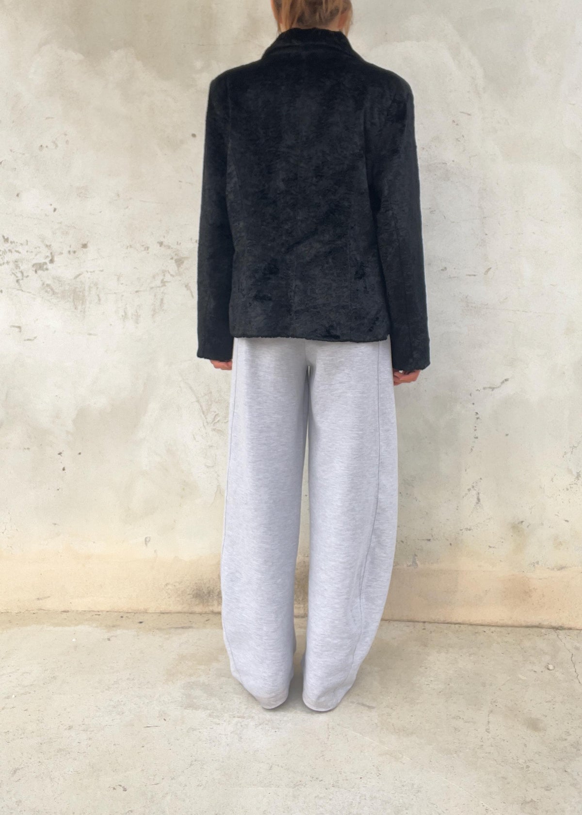 Giacca vintage finta pelliccia