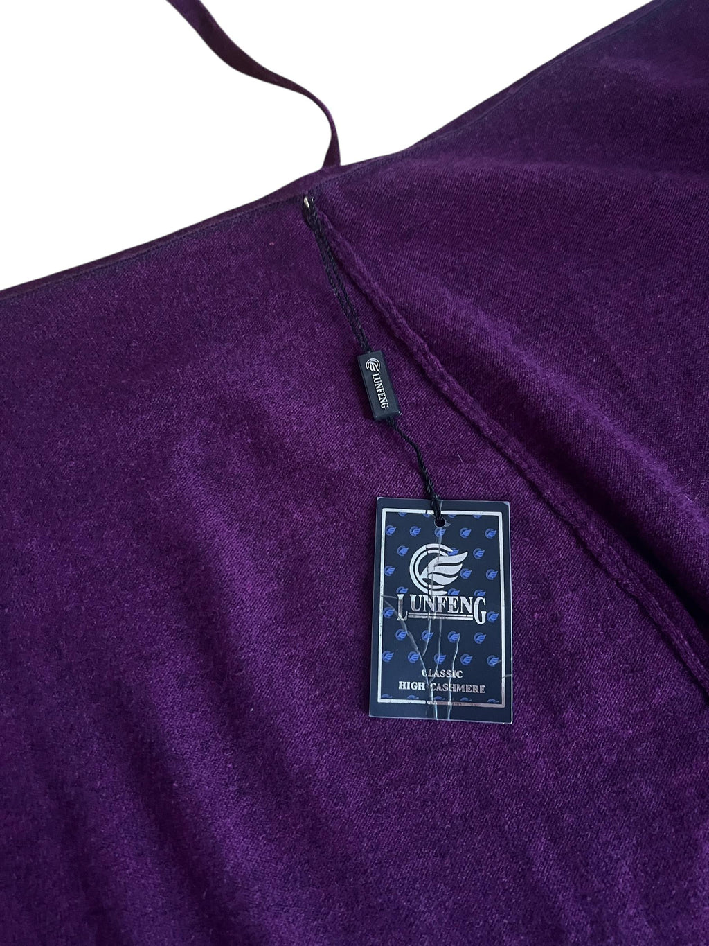 Gonna pareo viola in Cashmere