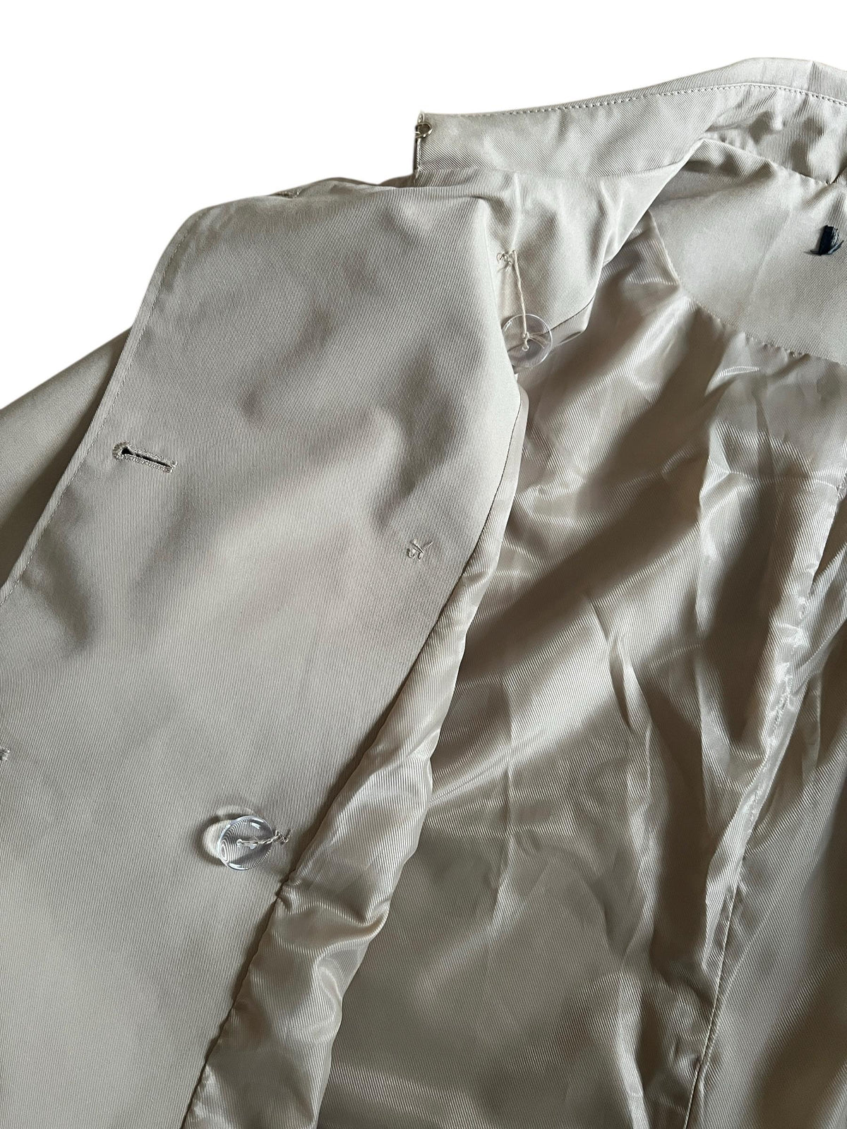Trench ampio beige primaverile