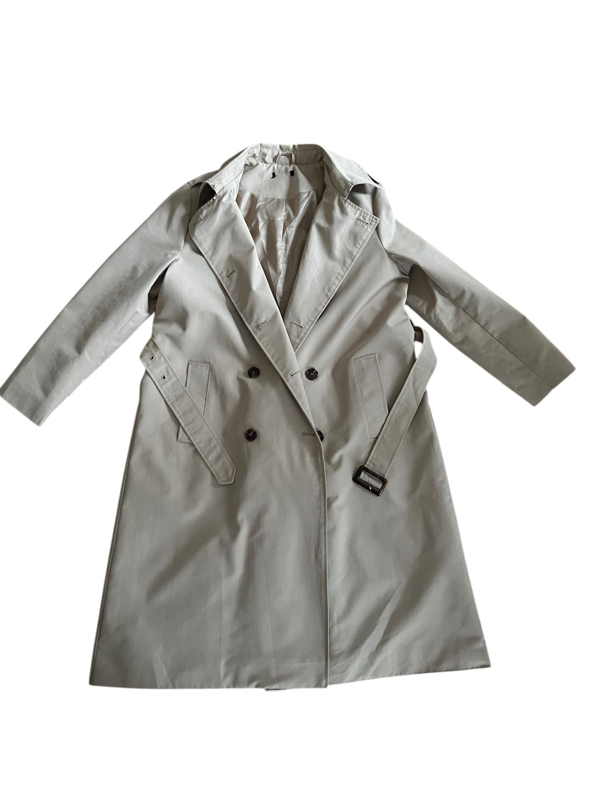 Trench ampio beige primaverile