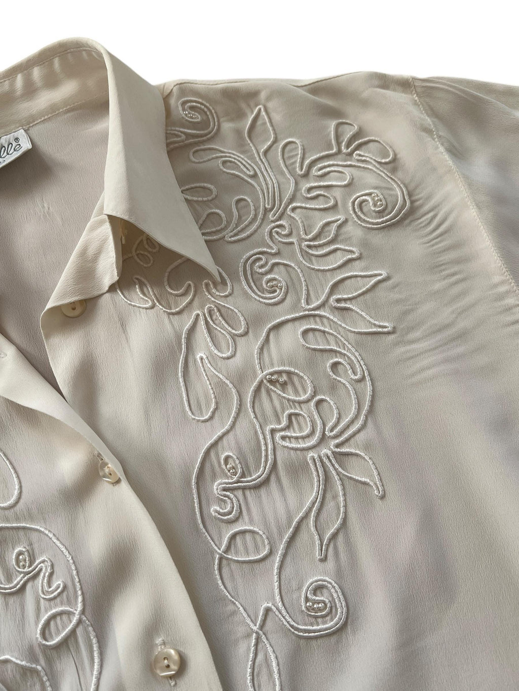 Camicia romantica vintage ricamata