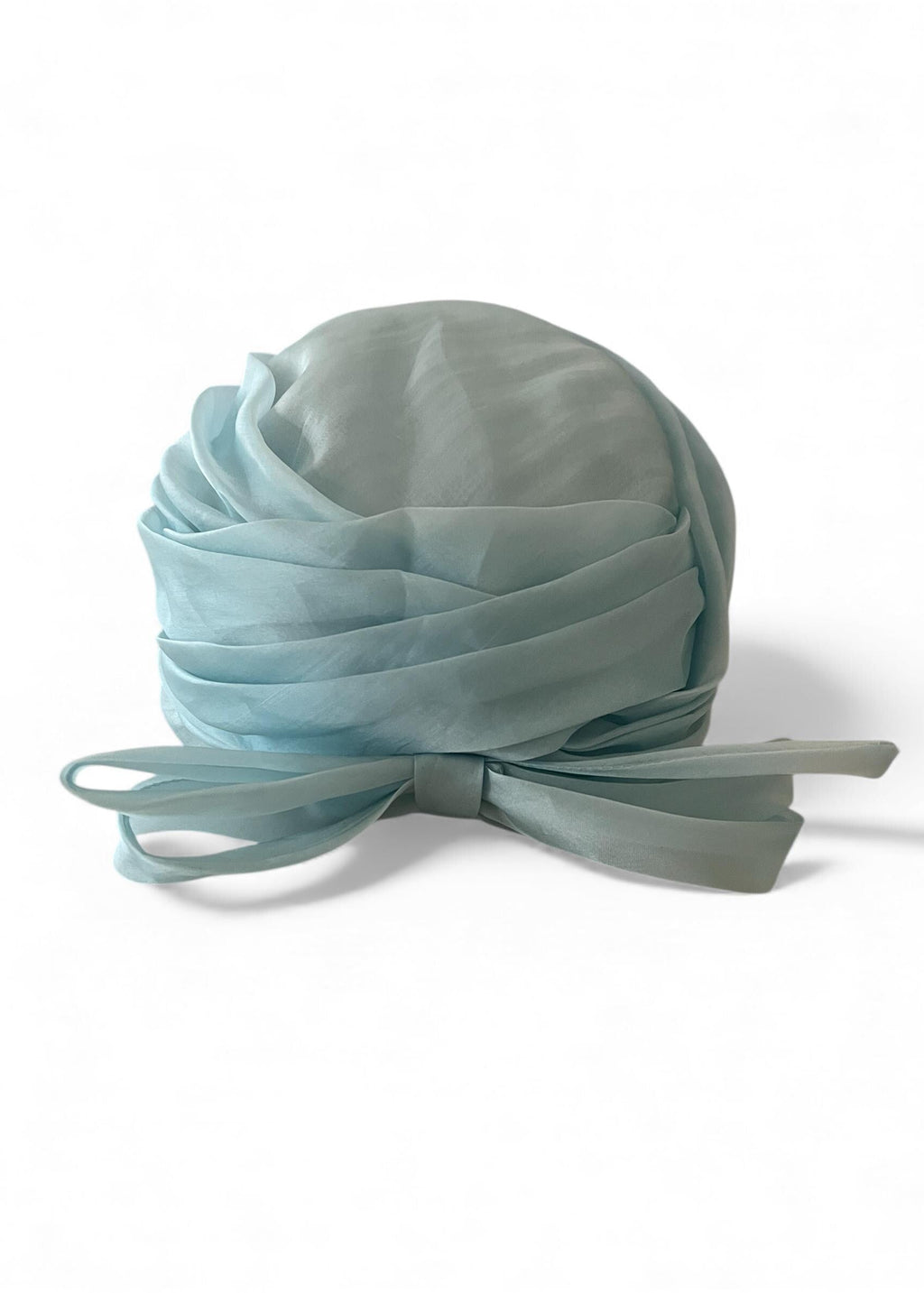 Cappello vintage anni '50 color azzurro