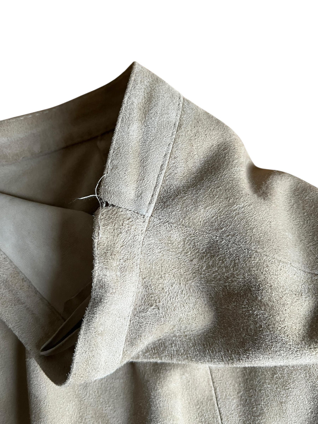 Gonna a ruota in suede vintage