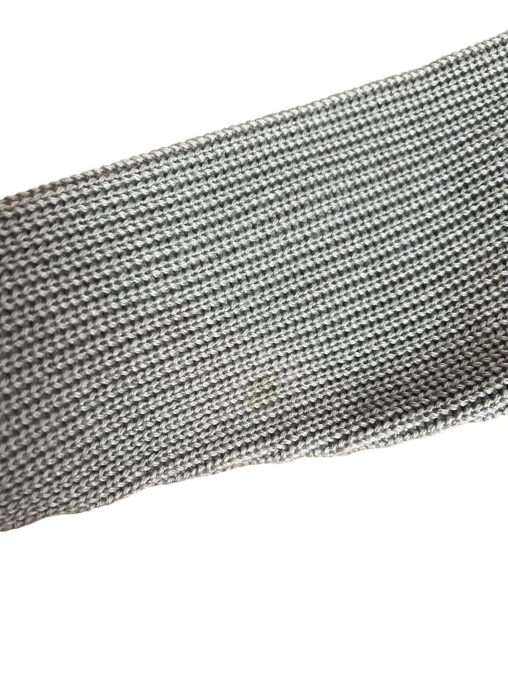 Cardigan maglia grigio con bottoni madreperla