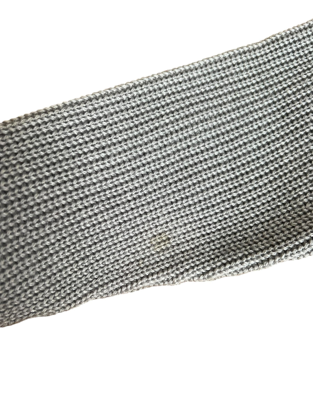 Cardigan maglia grigio con bottoni madreperla