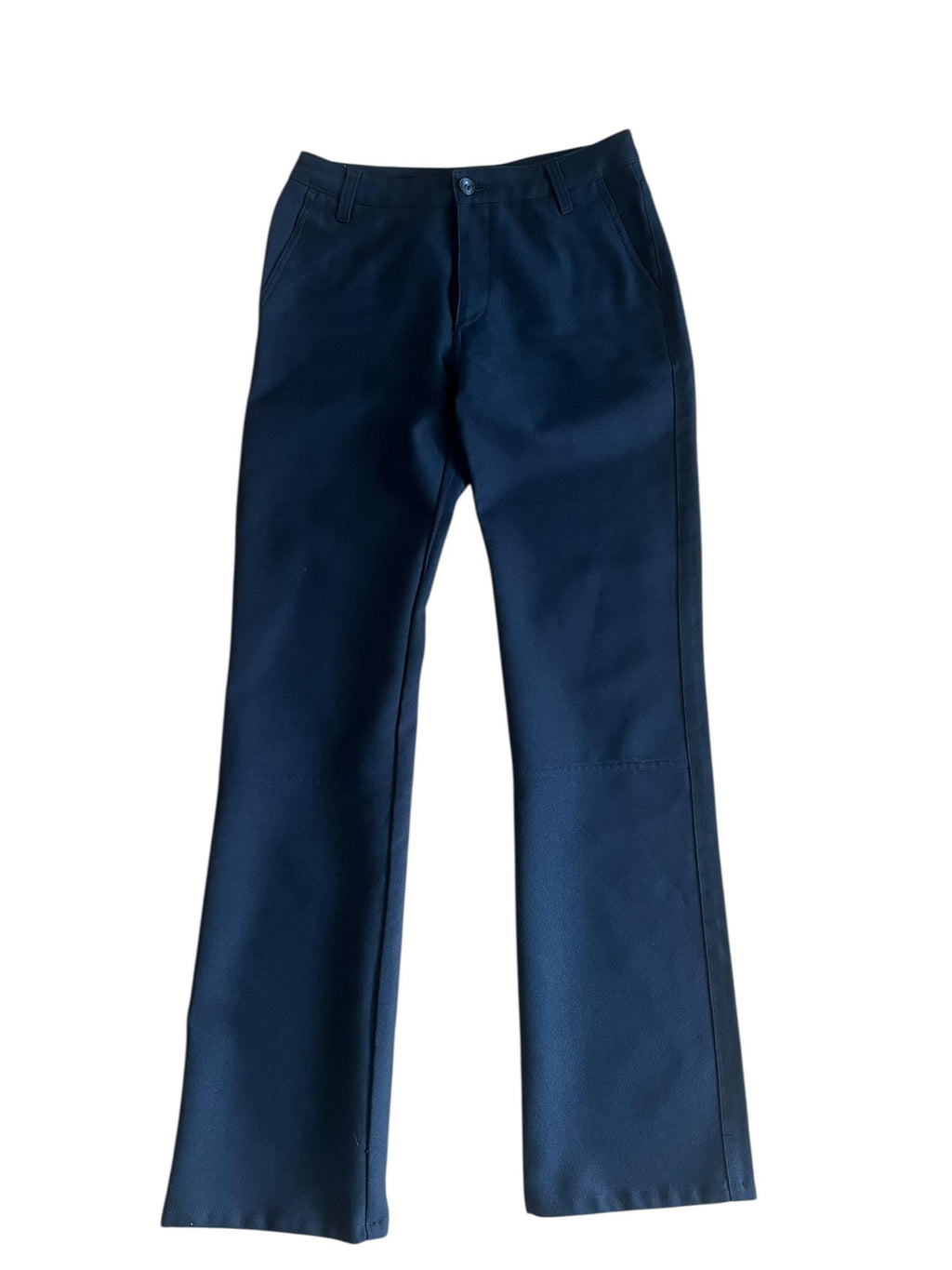 Pantaloni vintage neri gamba dritta